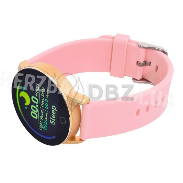 Часы с тонометром Herzband X Gold Pink Silicone 27 фото